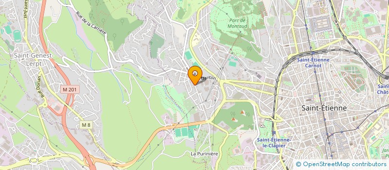 localisation de l'entreprise MONSIEUR CORENTIN GRANET  SAINT-ETIENNE