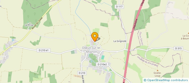 localisation de l'entreprise MONSIEUR CORENTIN GRELIER  DUIL-SUR-LE-MIGNON