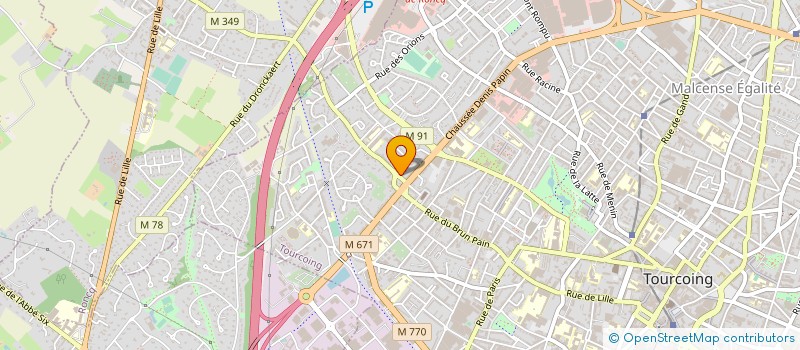 localisation de l'entreprise MONSIEUR CORENTIN GUEGUEN  TOURCOING