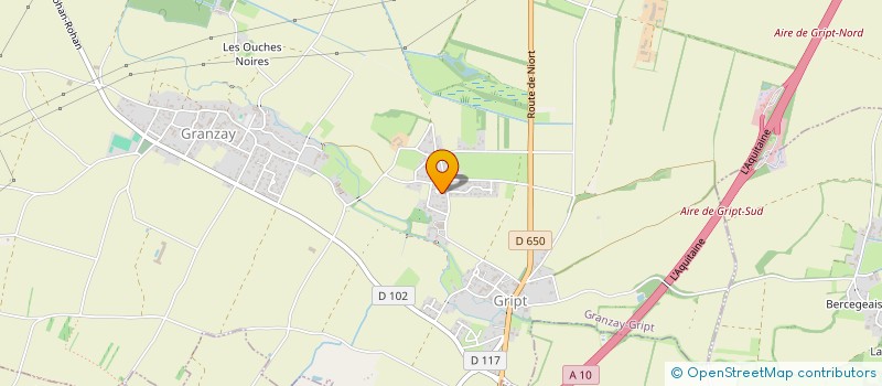 localisation de l'entreprise MONSIEUR CORENTIN GUICHET  GRANZAY-GRIPT