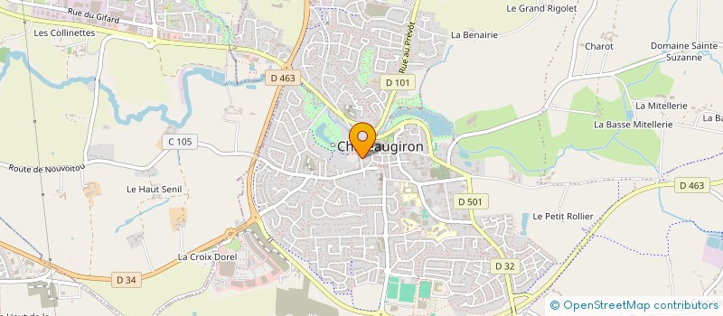 localisation de l'entreprise MONSIEUR CORENTIN GUILCHER  CHATEAUGIRON