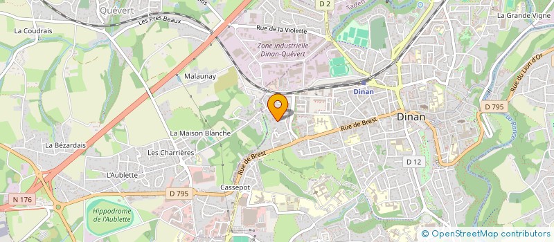 localisation de l'entreprise MONSIEUR CORENTIN GUYON à DINAN