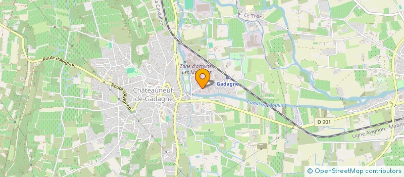 localisation de l'entreprise MONSIEUR CORENTIN HEBERT  CHATEAUNEUF-DE-GADAGNE