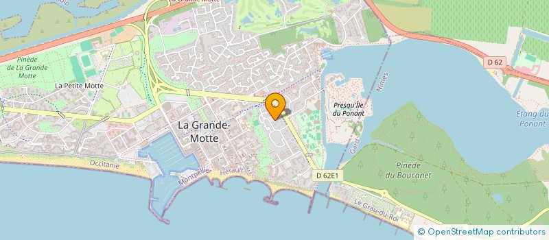 localisation de l'entreprise MONSIEUR CORENTIN HEISCH  LA GRANDE-MOTTE