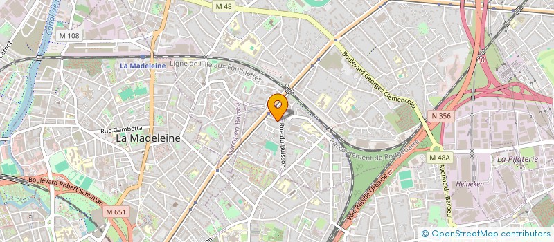localisation de l'entreprise MONSIEUR CORENTIN HENNION à LILLE