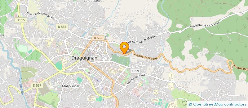 localisation de l'entreprise MONSIEUR CORENTIN HEUER  DRAGUIGNAN