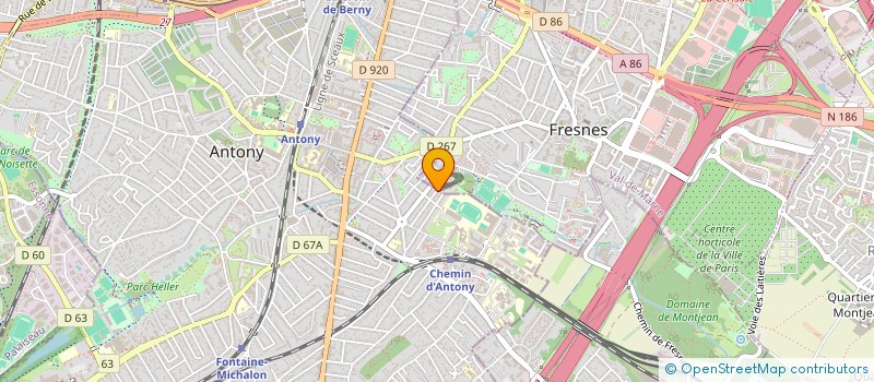 localisation de l'entreprise MONSIEUR CORENTIN HEUZE à ANTONY