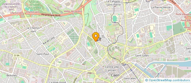 localisation de l'entreprise MONSIEUR CORENTIN HINGRAND à CAEN