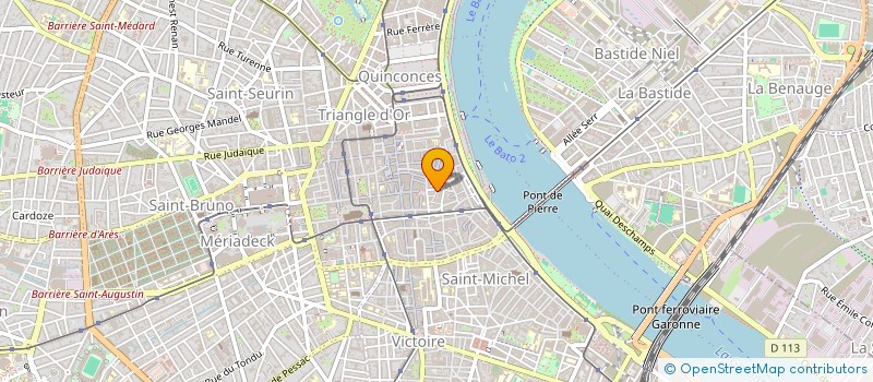 localisation de l'entreprise MONSIEUR CORENTIN HOO  BORDEAUX