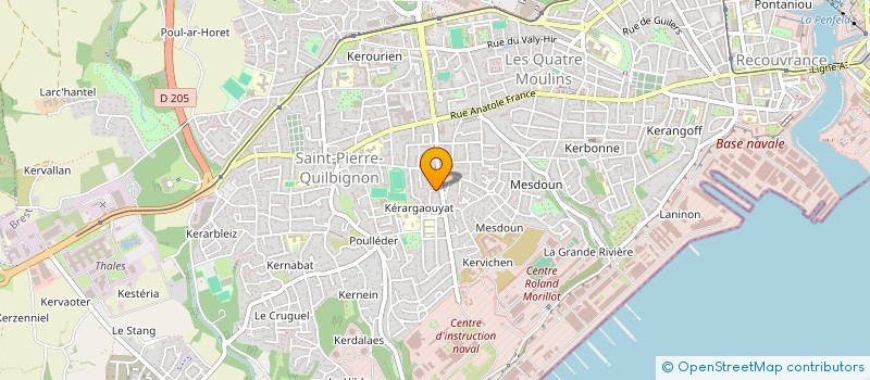 localisation de l'entreprise MONSIEUR CORENTIN HUMEAU à BREST