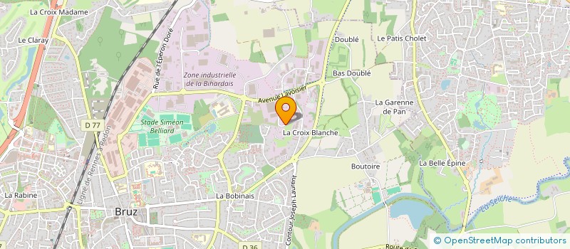 localisation de l'entreprise MONSIEUR CORENTIN JANLIN  BRUZ