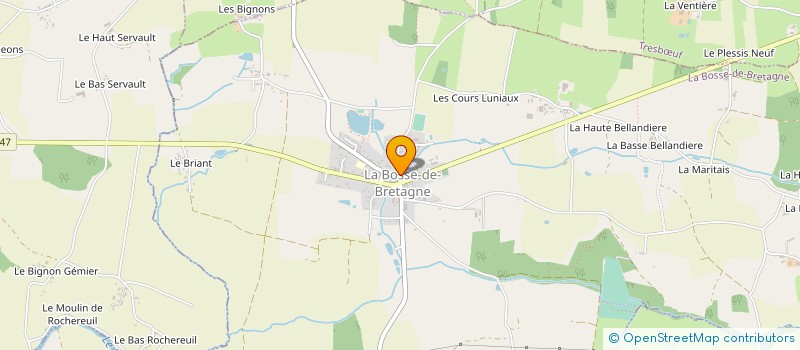 localisation de l'entreprise MONSIEUR CORENTIN JANNOT  LA BOSSE-DE-BRETAGNE