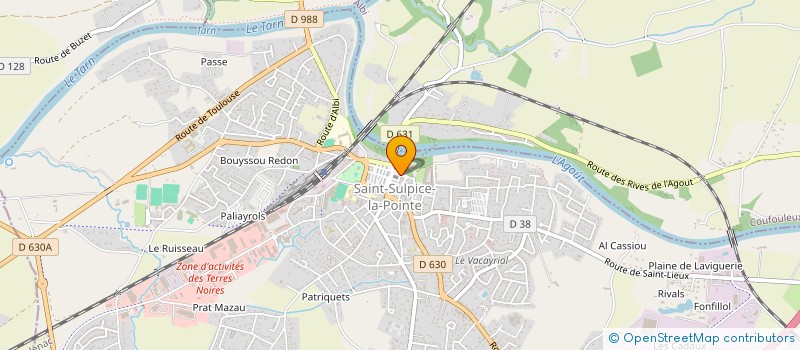 localisation de l'entreprise MONSIEUR CORENTIN JEAN  SAINT-SULPICE-LA-POINTE