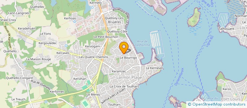 localisation de l'entreprise MONSIEUR CORENTIN JEGO à LARMOR-PLAGE