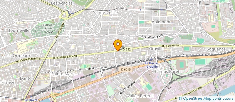 localisation de l'entreprise MONSIEUR CORENTIN JEGOU  LE HAVRE