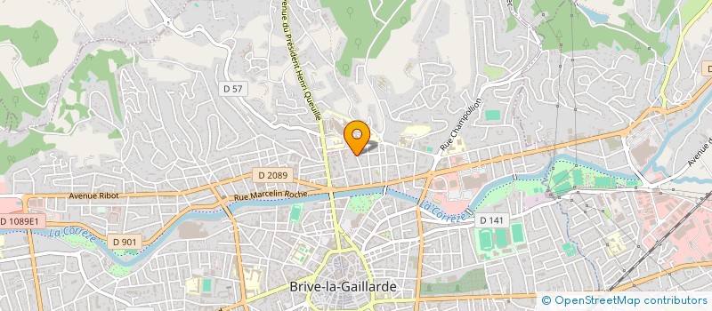 localisation de l'entreprise MONSIEUR CORENTIN JOLY  BRIVE-LA-GAILLARDE