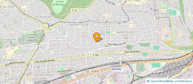 localisation de l'entreprise MONSIEUR CORENTIN JOLY à LE HAVRE