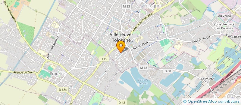 localisation de l'entreprise MONSIEUR CORENTIN JOULIE à VILLENEUVE-TOLOSANE