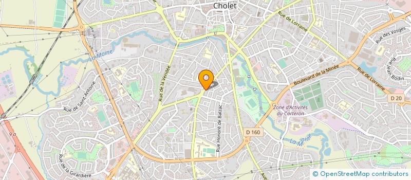 localisation de l'entreprise MONSIEUR CORENTIN JUMEL à CHOLET