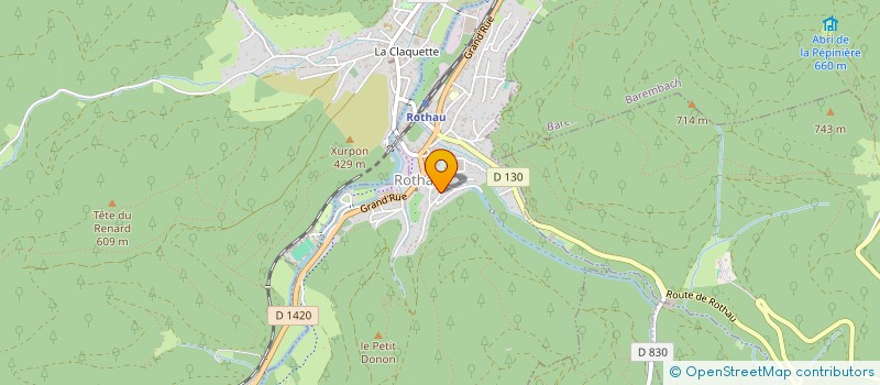 localisation de l'entreprise MONSIEUR CORENTIN KAYSER  ROTHAU