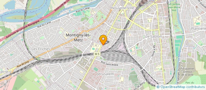 localisation de l'entreprise MONSIEUR CORENTIN KELLER  METZ