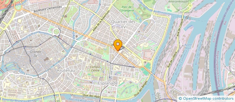 localisation de l'entreprise MONSIEUR CORENTIN KITTEL à STRASBOURG