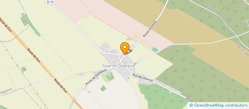 localisation de l'entreprise MONSIEUR CORENTIN LAFAY à SOYE-EN-SEPTAINE