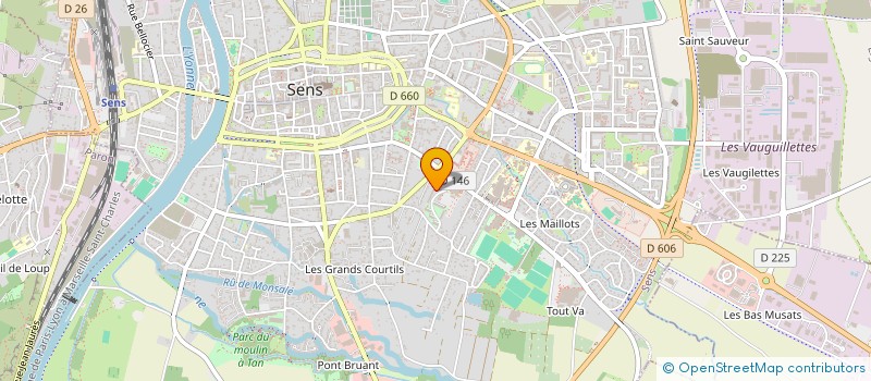 localisation de l'entreprise MONSIEUR CORENTIN LANDAIS à SENS
