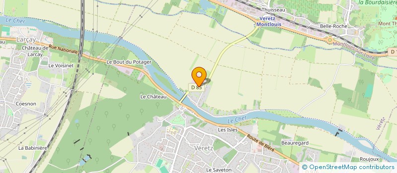 localisation de l'entreprise MONSIEUR CORENTIN LANGLADE  VERETZ