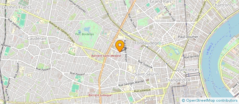 localisation de l'entreprise MONSIEUR CORENTIN LAPASTOURE-GRITCHOU  BORDEAUX