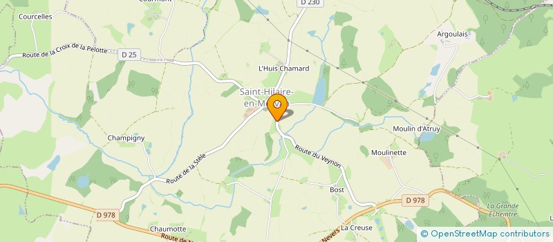 localisation de l'entreprise MONSIEUR CORENTIN LAPROYE  SAINT-HILAIRE-EN-MORVAN