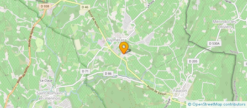 localisation de l'entreprise MONSIEUR CORENTIN LATARD  FAUCON