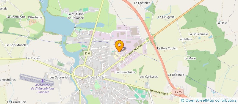 localisation de l'entreprise MONSIEUR CORENTIN LAUNAY  OMBREE D'ANJOU