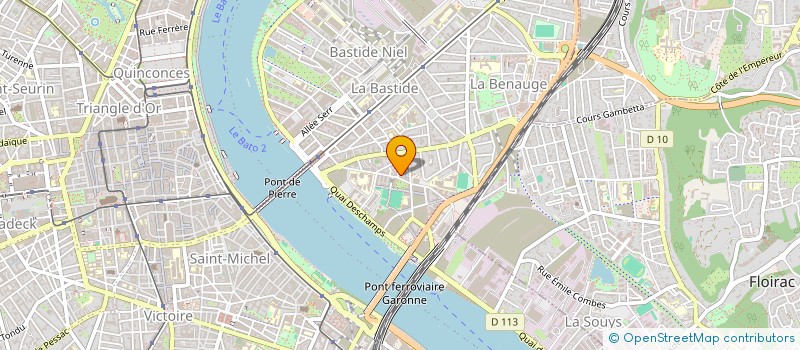 localisation de l'entreprise MONSIEUR CORENTIN LAURENS  BORDEAUX