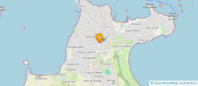 localisation de l'entreprise MONSIEUR CORENTIN LE BONHOMME  CARANTEC