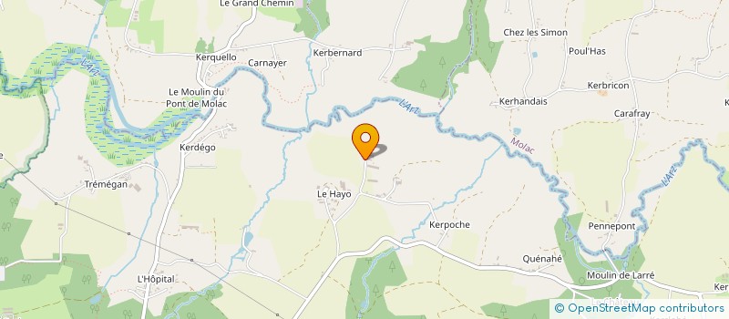 localisation de l'entreprise MONSIEUR CORENTIN LE BOULER à LARRE