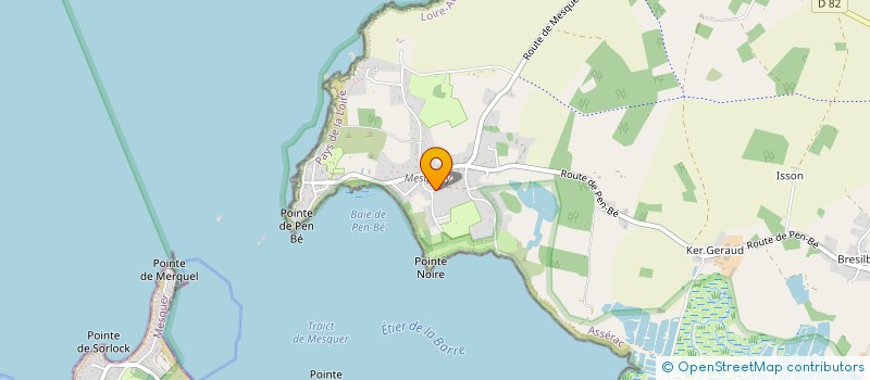 localisation de l'entreprise MONSIEUR CORENTIN LE CORRE  ASSERAC