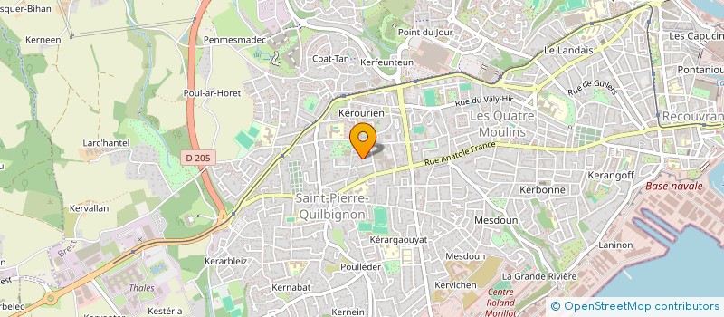localisation de l'entreprise MONSIEUR CORENTIN LE JALLE  BREST