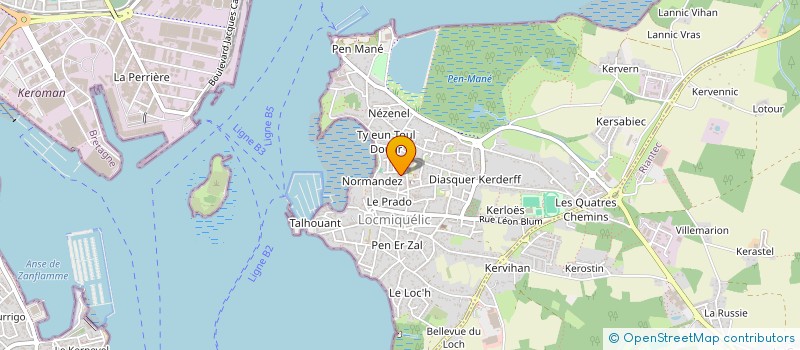 localisation de l'entreprise MONSIEUR CORENTIN LE MENS  LOCMIQUELIC