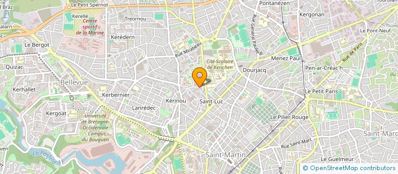 localisation de l'entreprise MONSIEUR CORENTIN LE STRAT à BREST