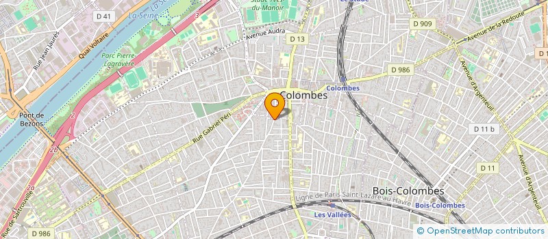 localisation de l'entreprise MONSIEUR CORENTIN LEBARBANCHON  COLOMBES