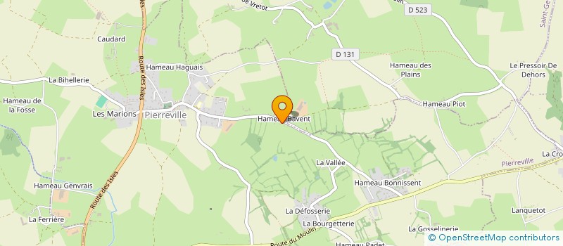 localisation de l'entreprise MONSIEUR CORENTIN LEBATARD  PIERREVILLE