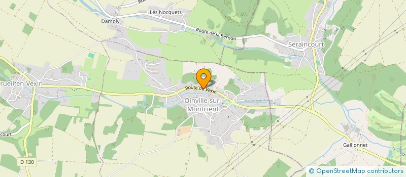 localisation de l'entreprise MONSIEUR CORENTIN LEBOEUF  OINVILLE-SUR-MONTCIENT