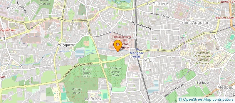 localisation de l'entreprise MONSIEUR CORENTIN LECOEUR  MERIGNAC