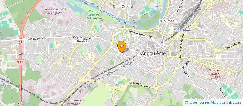 localisation de l'entreprise MONSIEUR CORENTIN LECONTE à ANGOULEME