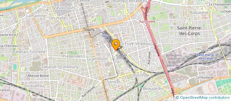 localisation de l'entreprise MONSIEUR CORENTIN LEDOUX  TOURS
