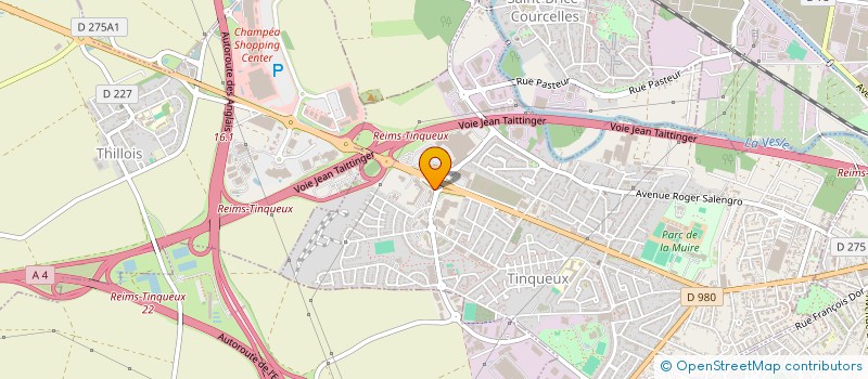 localisation de l'entreprise MONSIEUR CORENTIN LEGENDRE  TINQUEUX