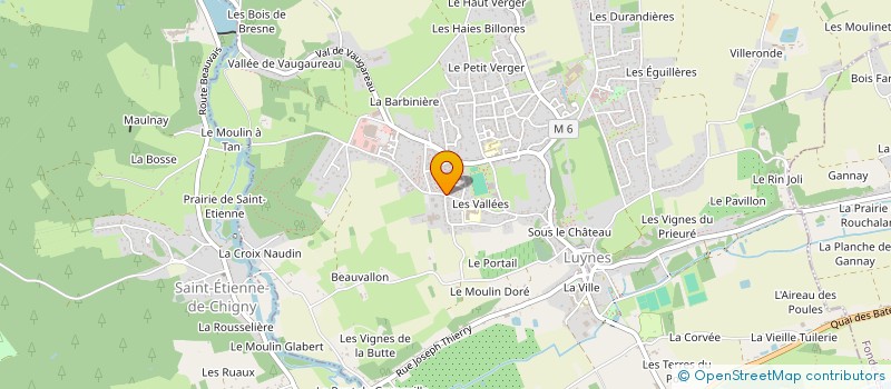 localisation de l'entreprise MONSIEUR CORENTIN LEGOUT  LUYNES