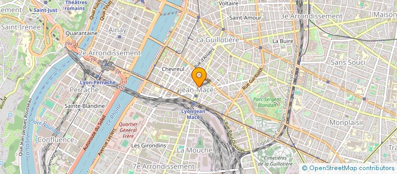 localisation de l'entreprise MONSIEUR CORENTIN LEGROS  LYON