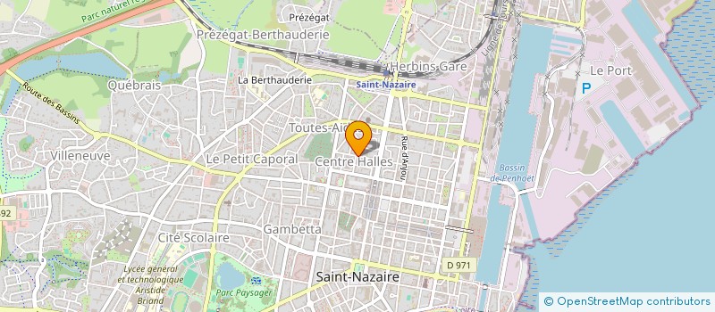 localisation de l'entreprise MONSIEUR CORENTIN LEMONNIER  SAINT-NAZAIRE